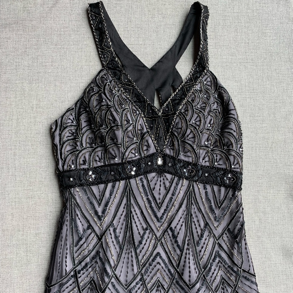 ✨Sue Wang 💥black evening dress